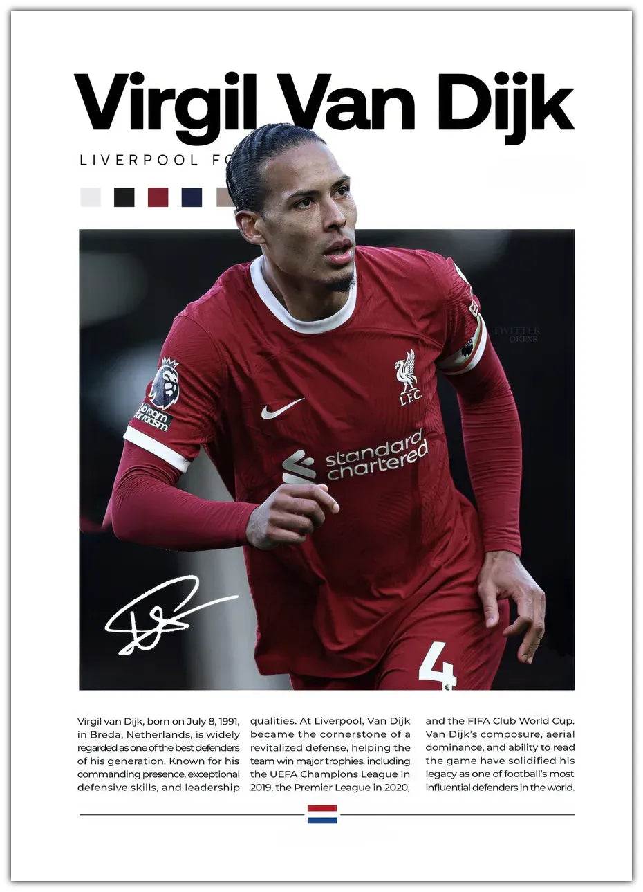 Virgil van Dijk Plakat