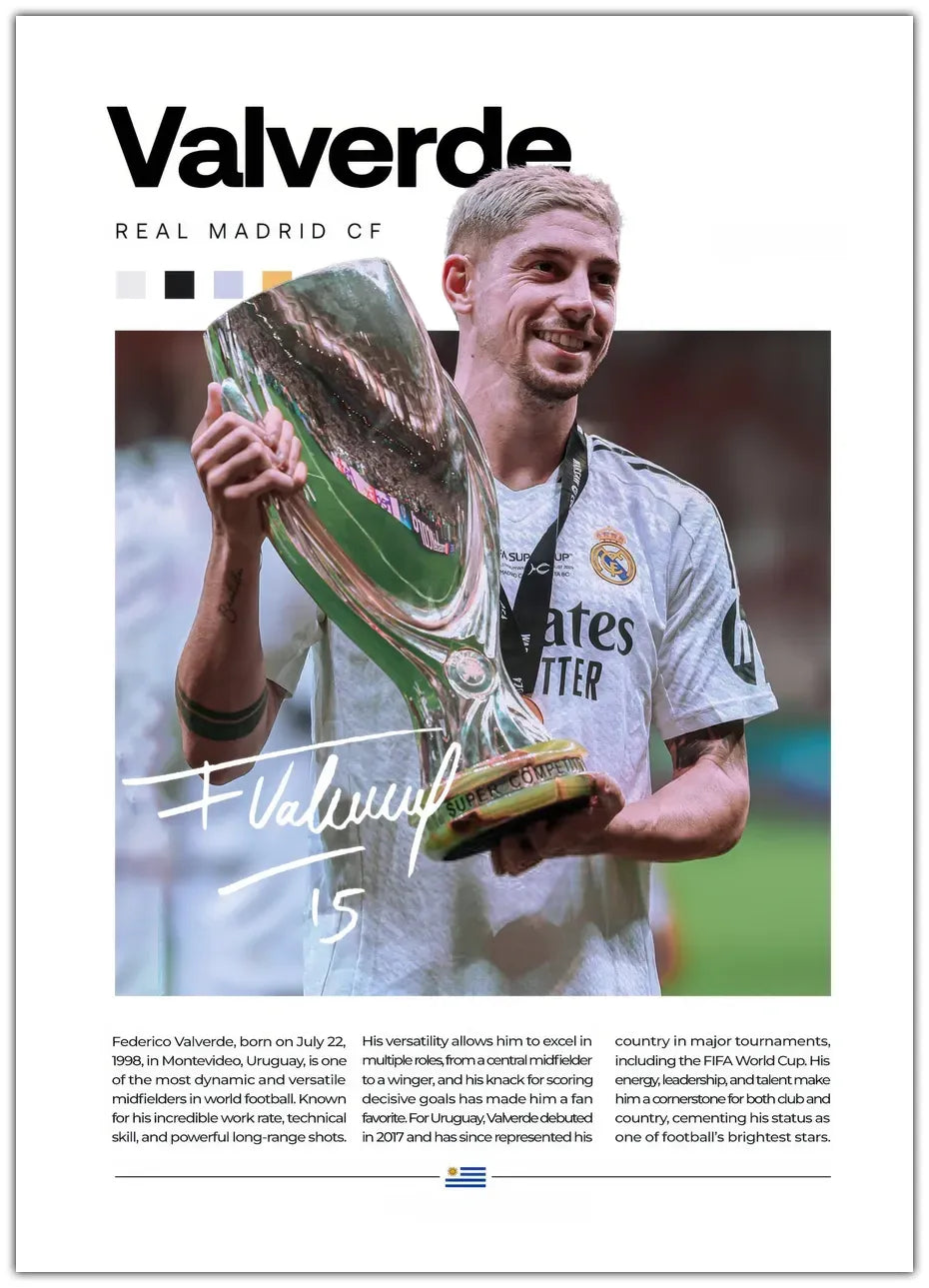 Federico Valverde Plakat