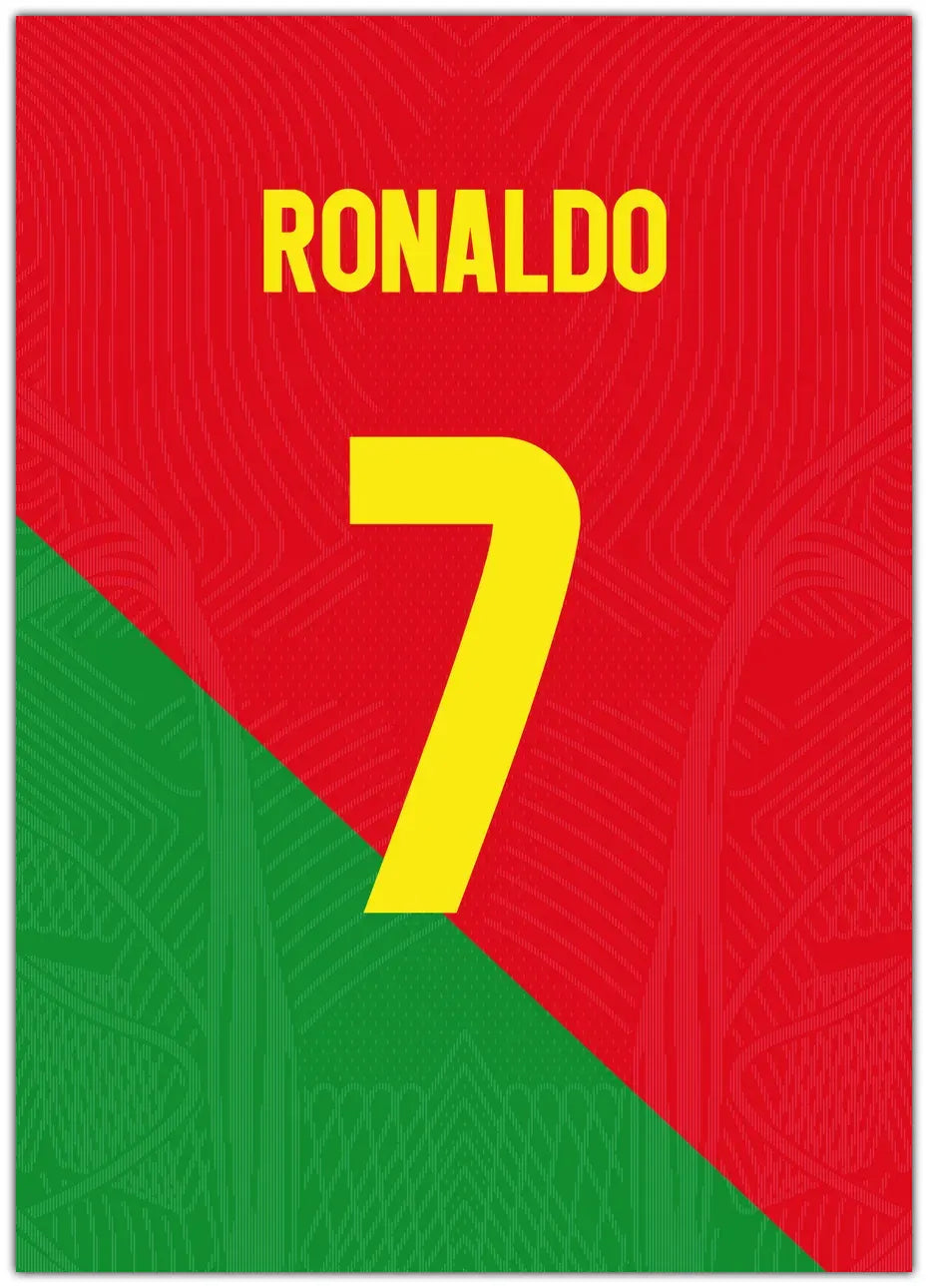 Cristiano Ronaldo Shirt Plakat