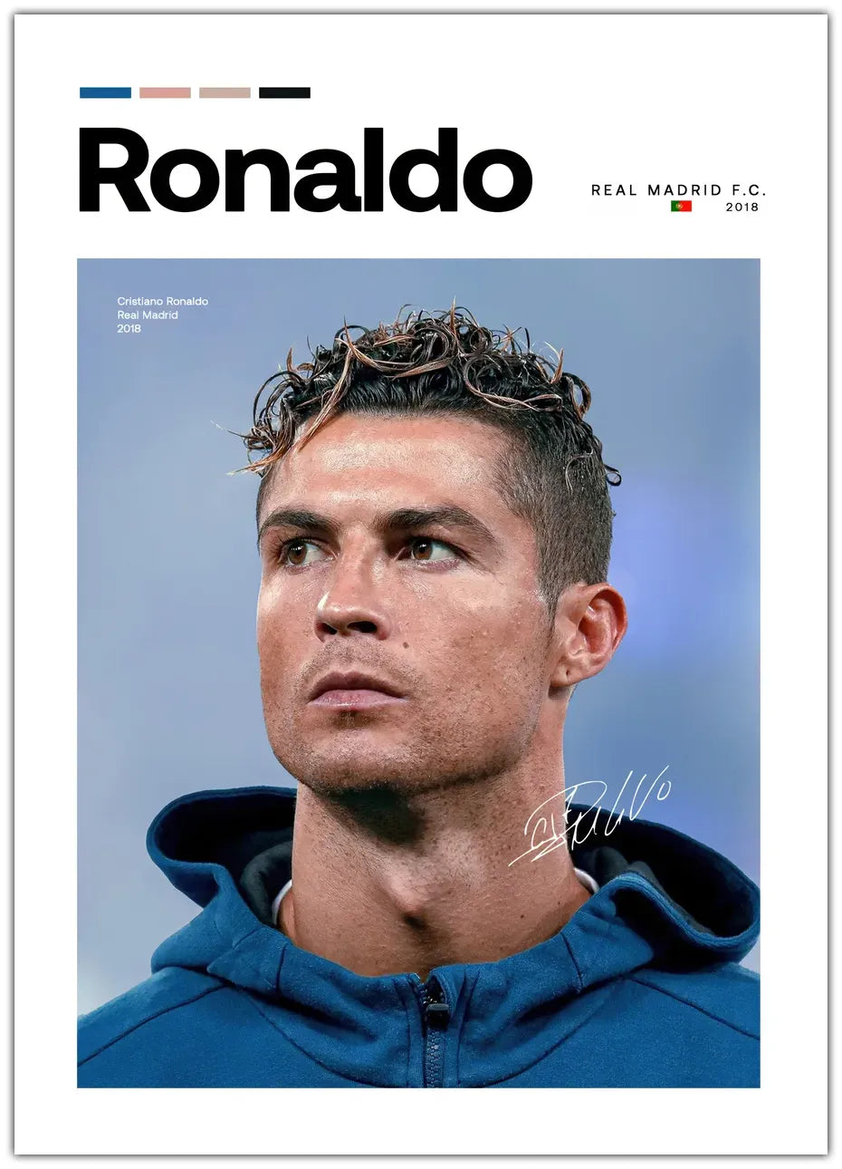 Cristiano Ronaldo No. 5 Plakat