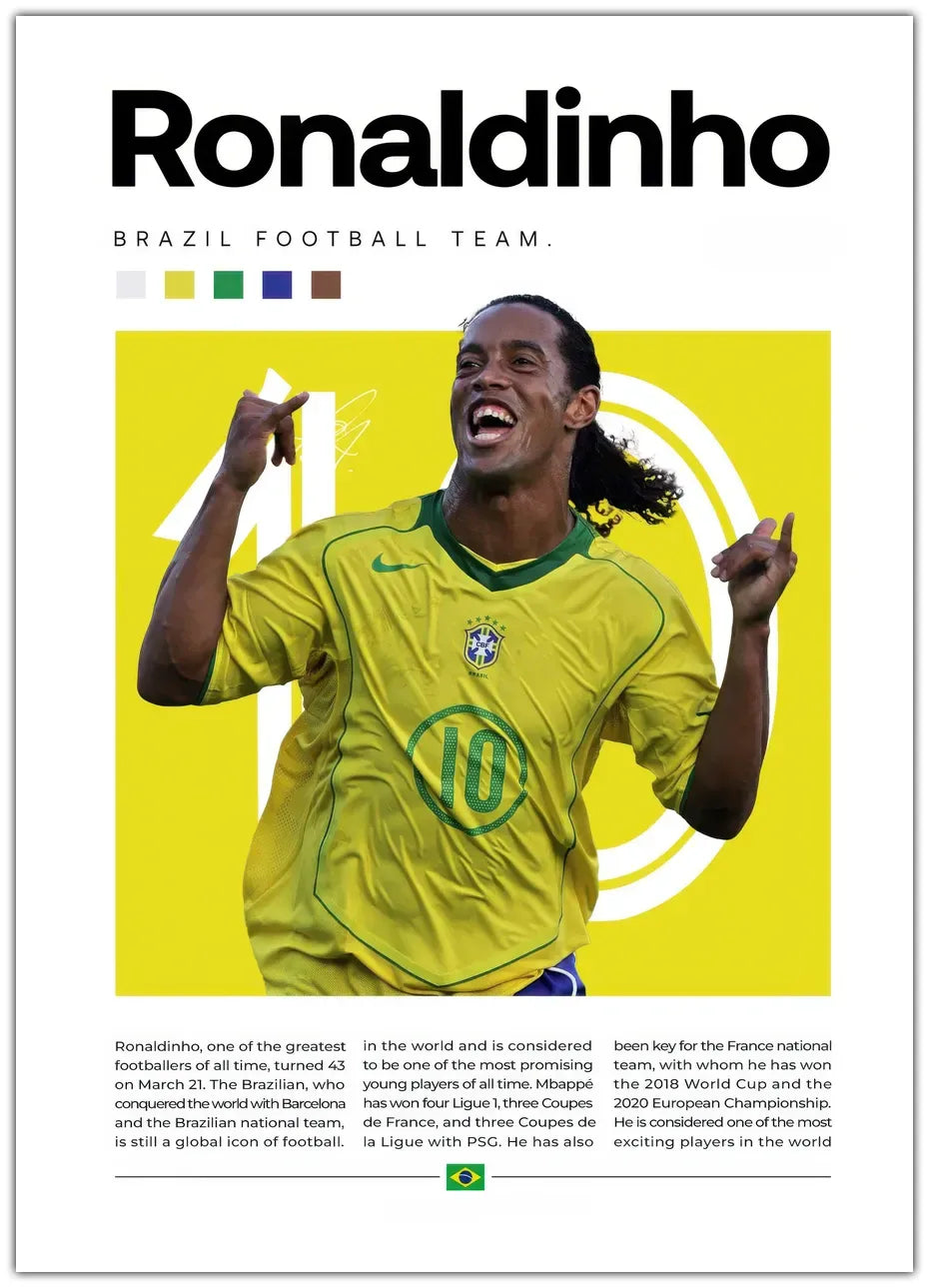 Ronaldinho No. 2 Plakat