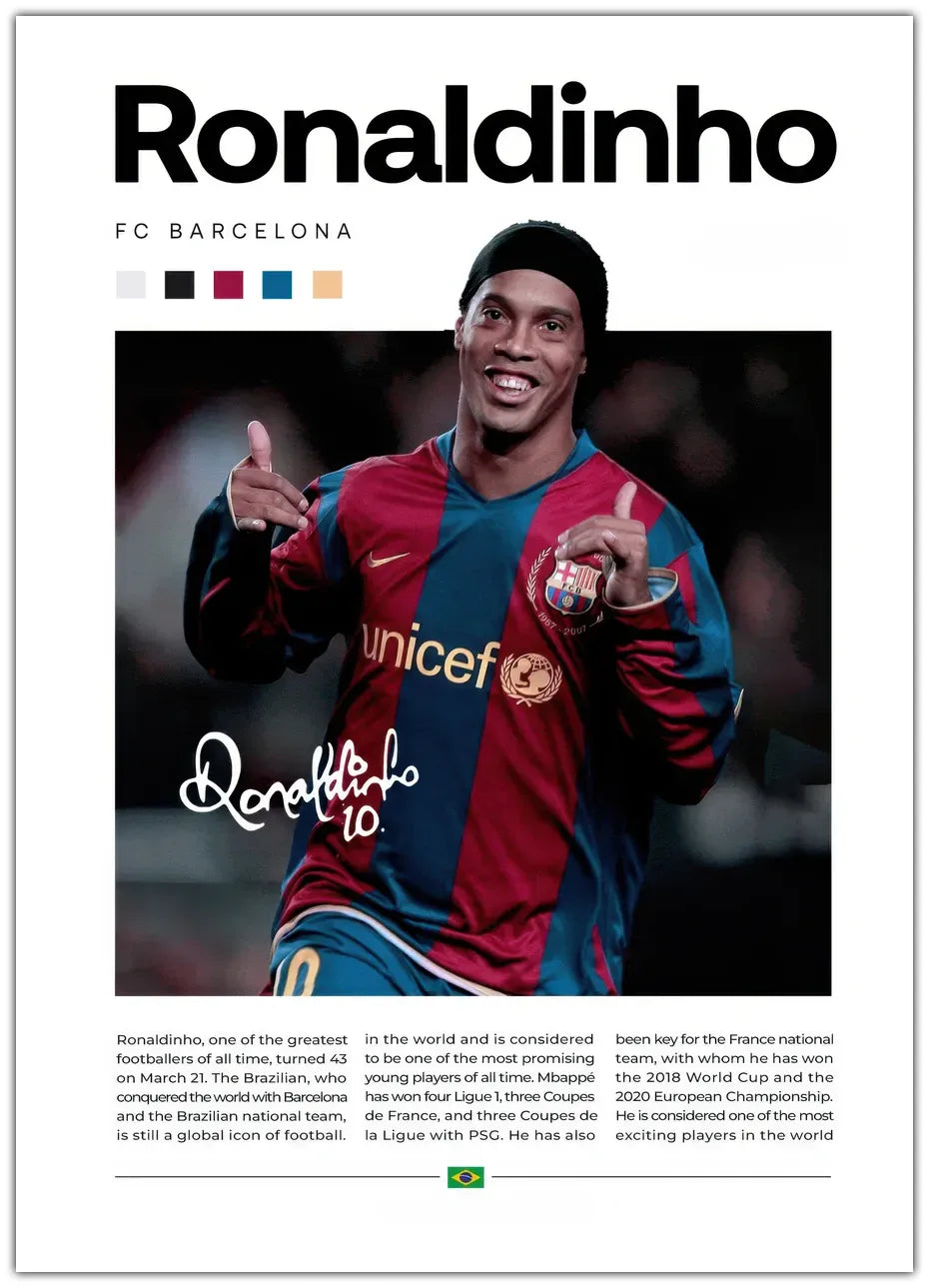 Ronaldinho Plakat