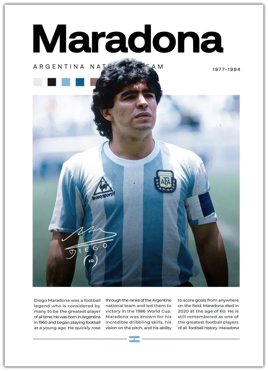 Diego Maradona Plakat