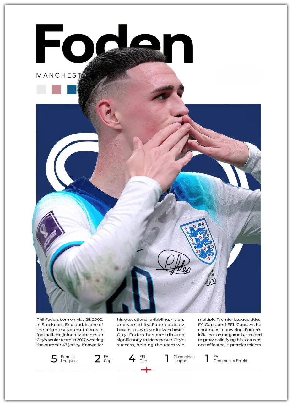 Phil Foden Plakat