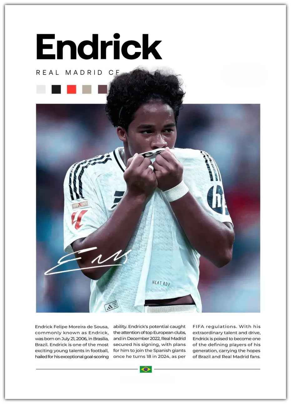 Endrick Felipe Plakat