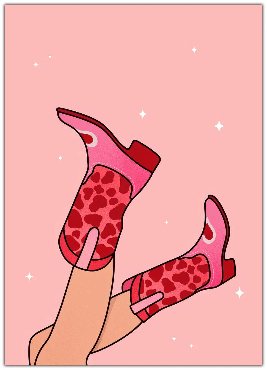 Pink Boots Plakat