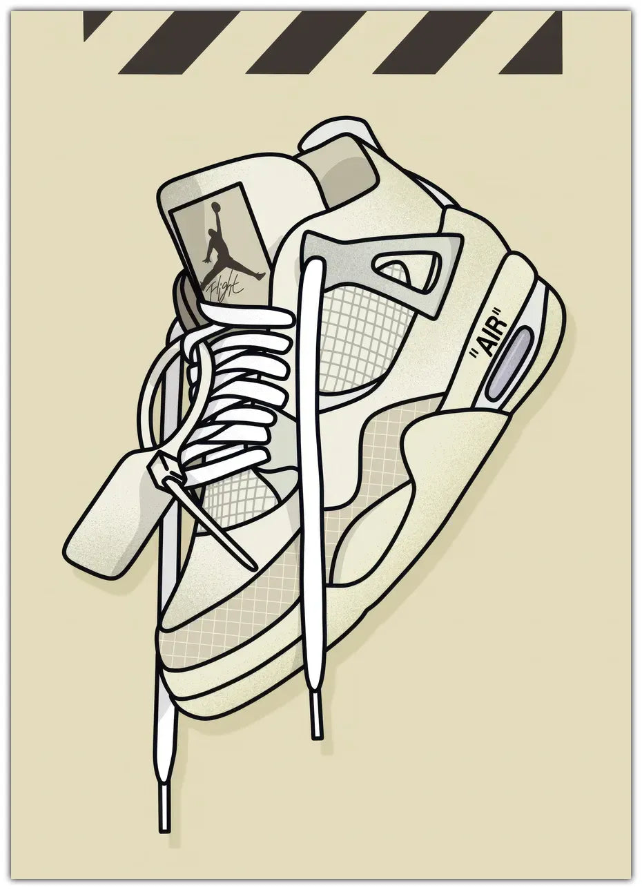 Off White Flight Plakat