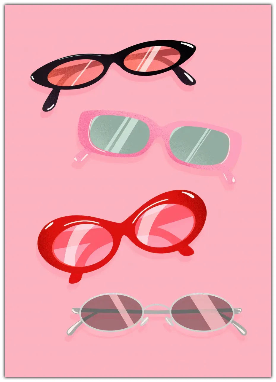 Fashion Glasses Plakat