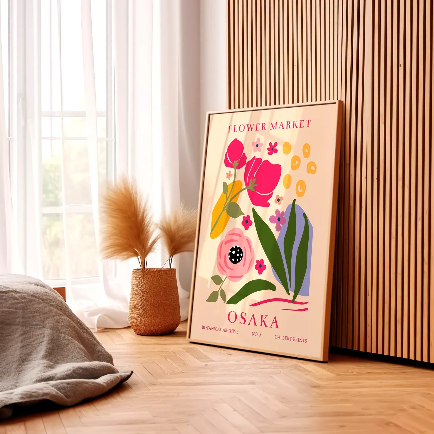 Flower Market Osaka Plakat