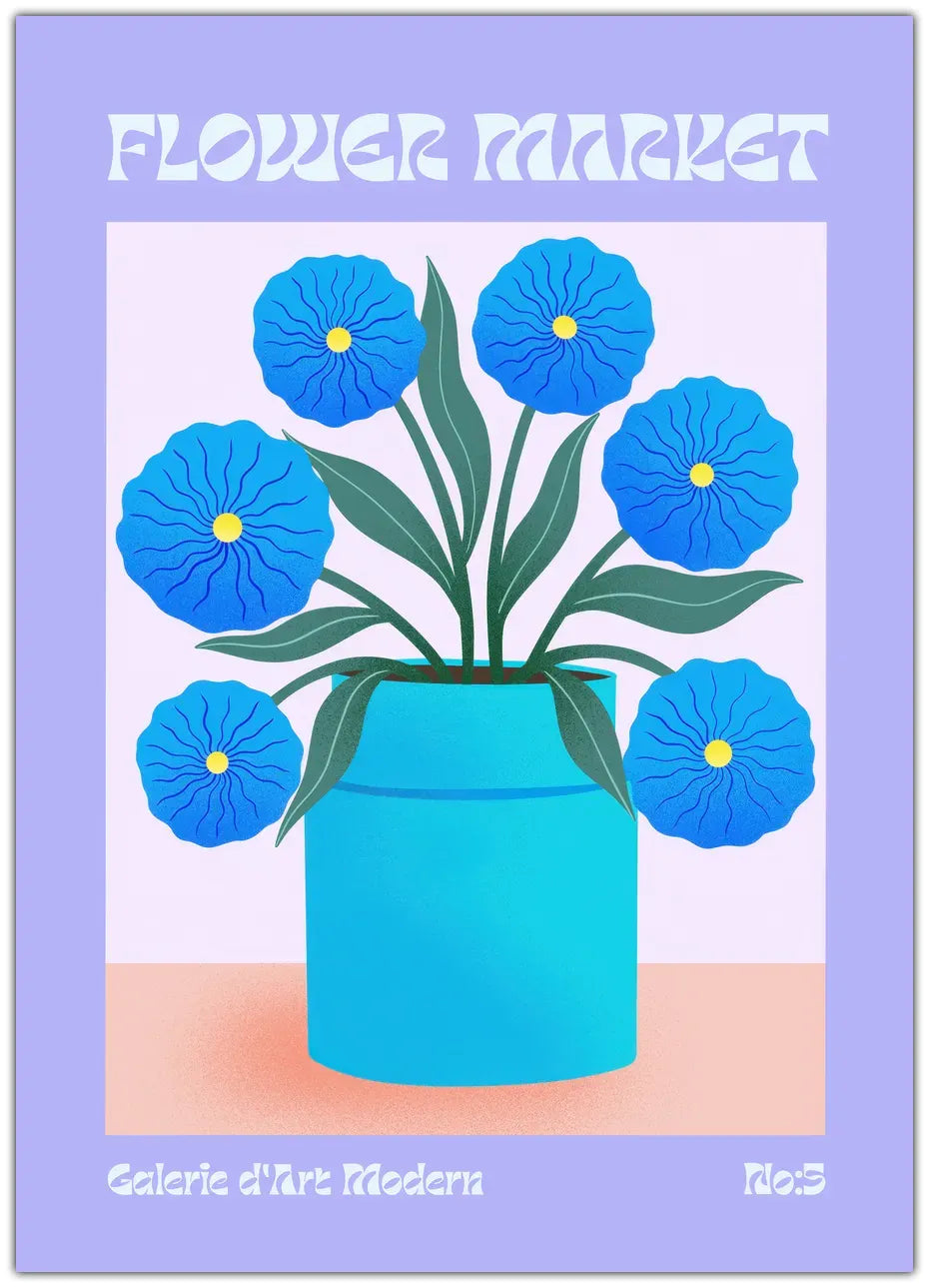 Flower Market Rio 4 Plakat