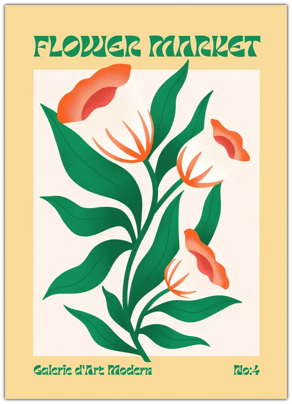 Flower Market Rio 3 Plakat