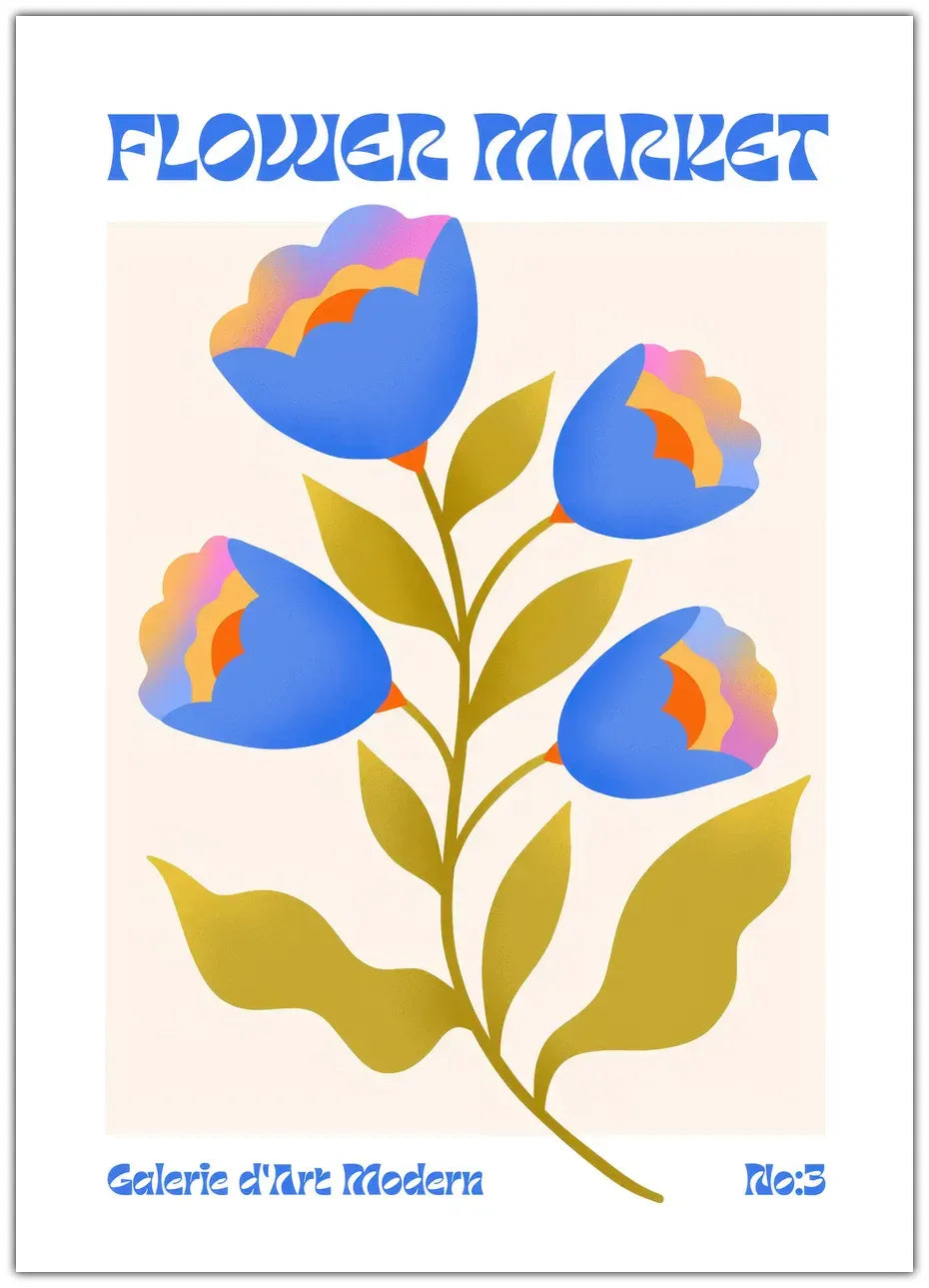 Flower Market Rio Plakat