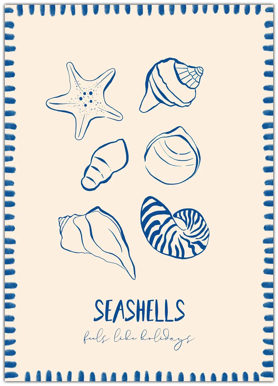 Simple With Seashells Plakat