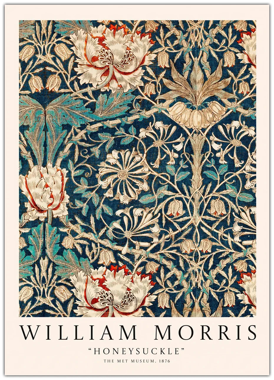 William Morris - Honeysuckle Plakat