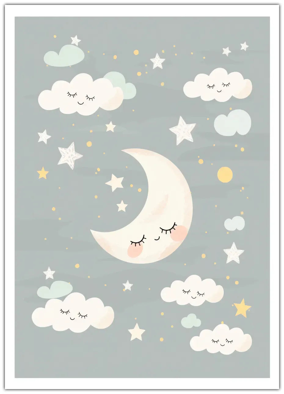 Sleepy Moon Plakat