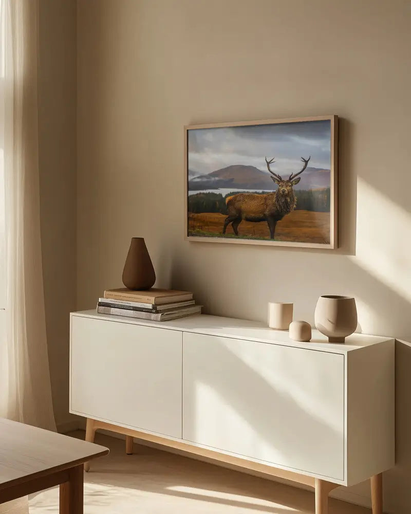 Scottish Stag Plakat