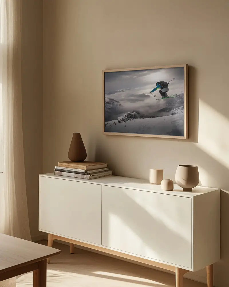 Backcountry skiing Plakat