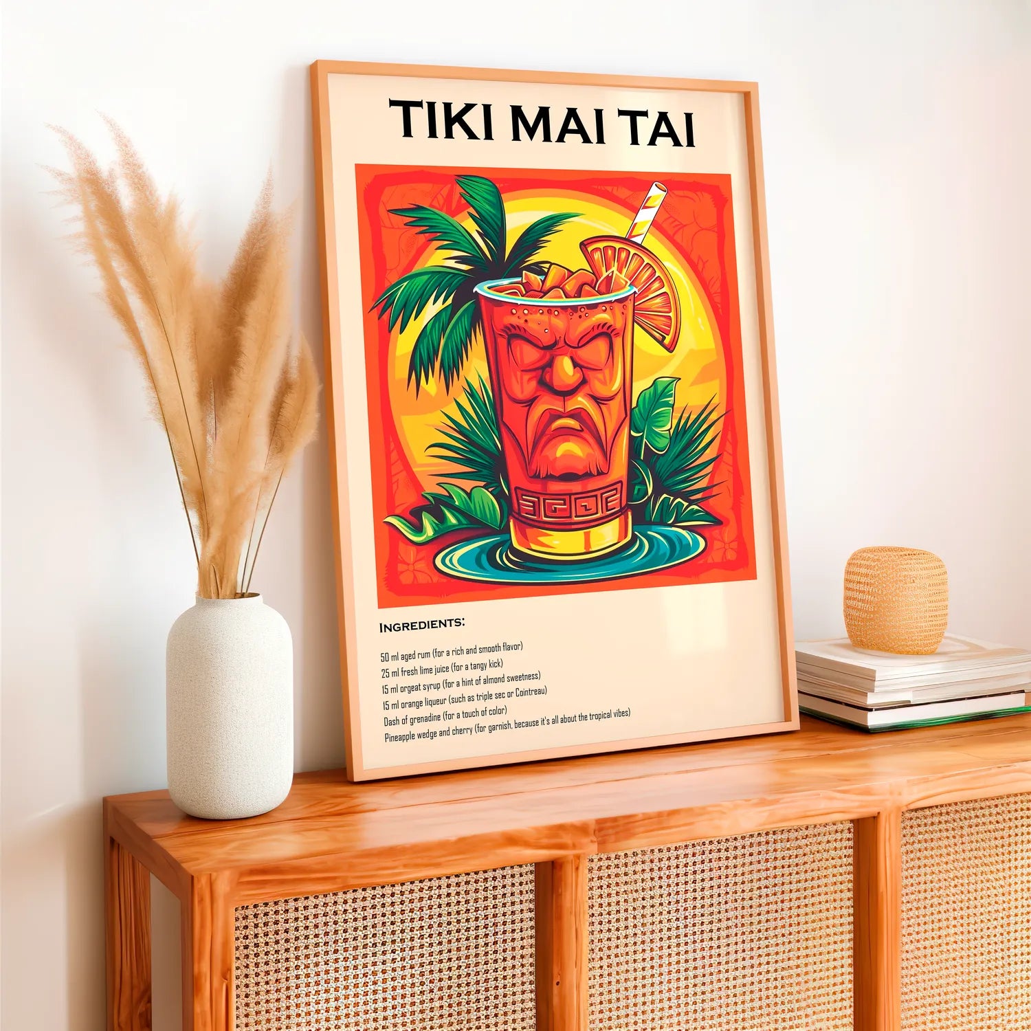 Tiki Mai Tai Plakat