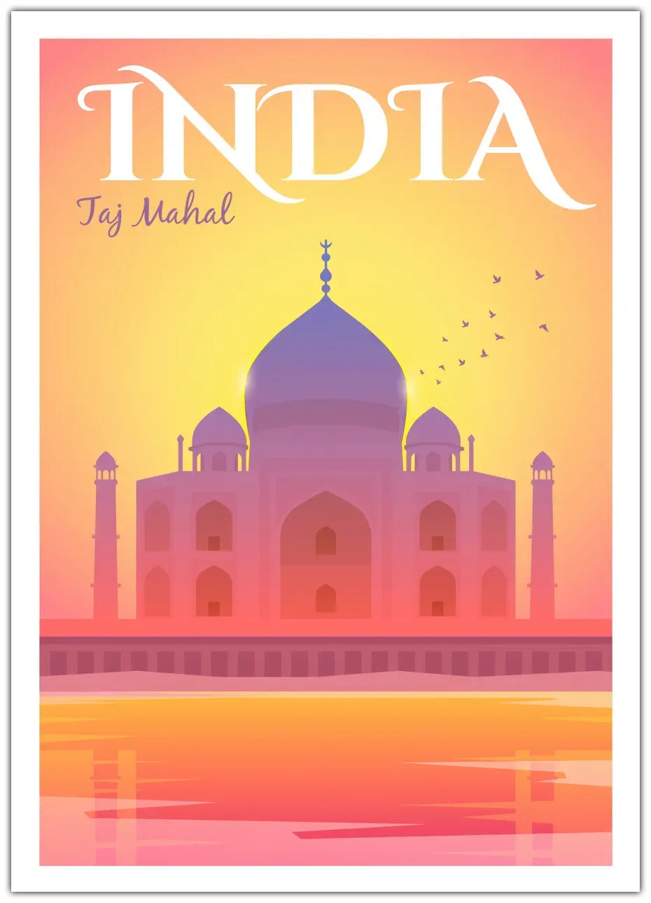 Taj Mahal Plakat