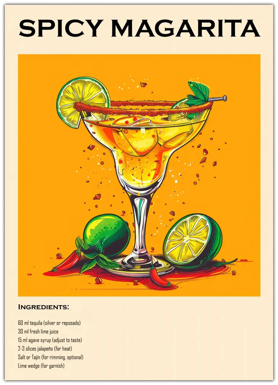 Spicy Magarita Plakat