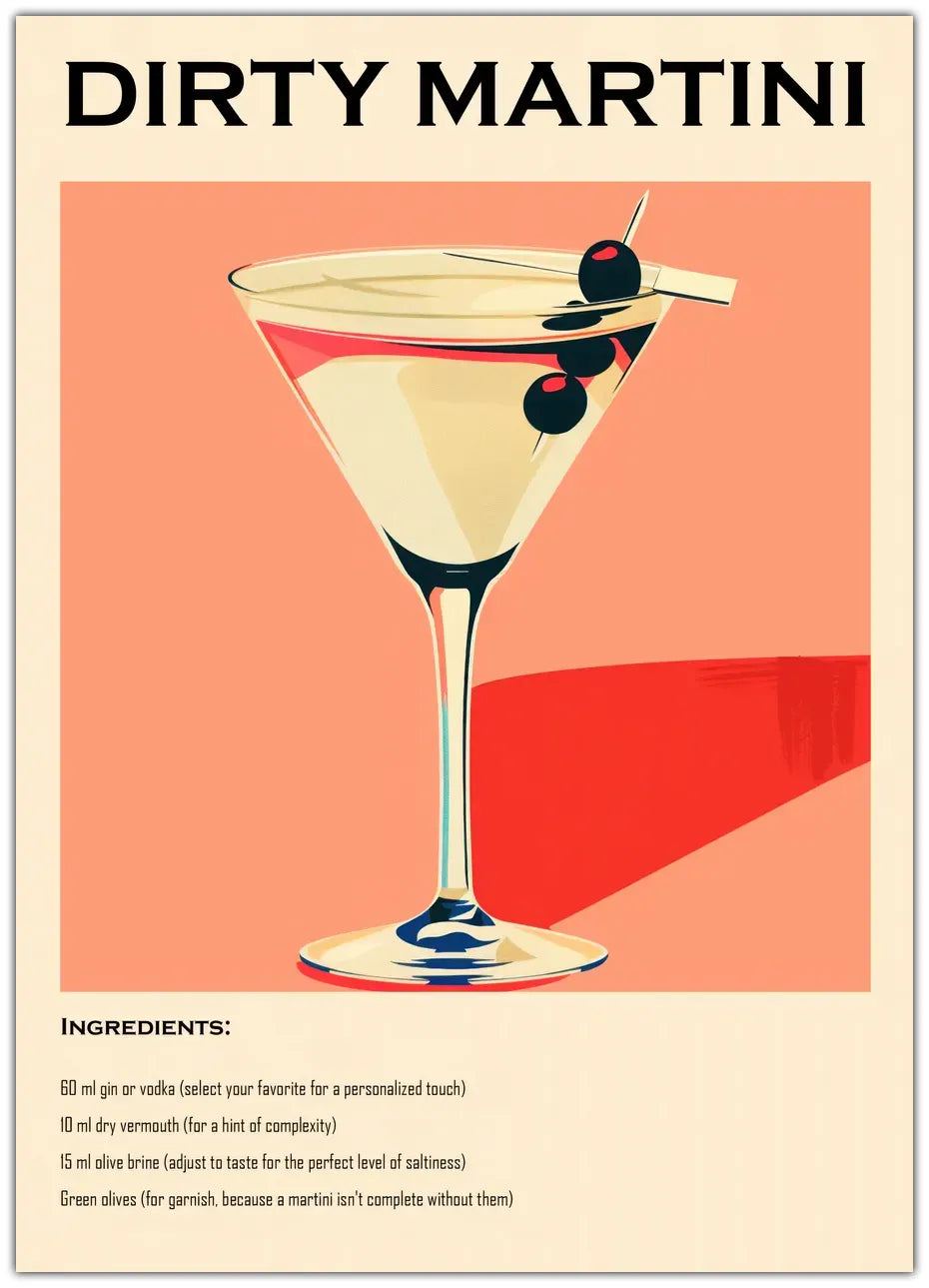 Dirty Martini Plakat