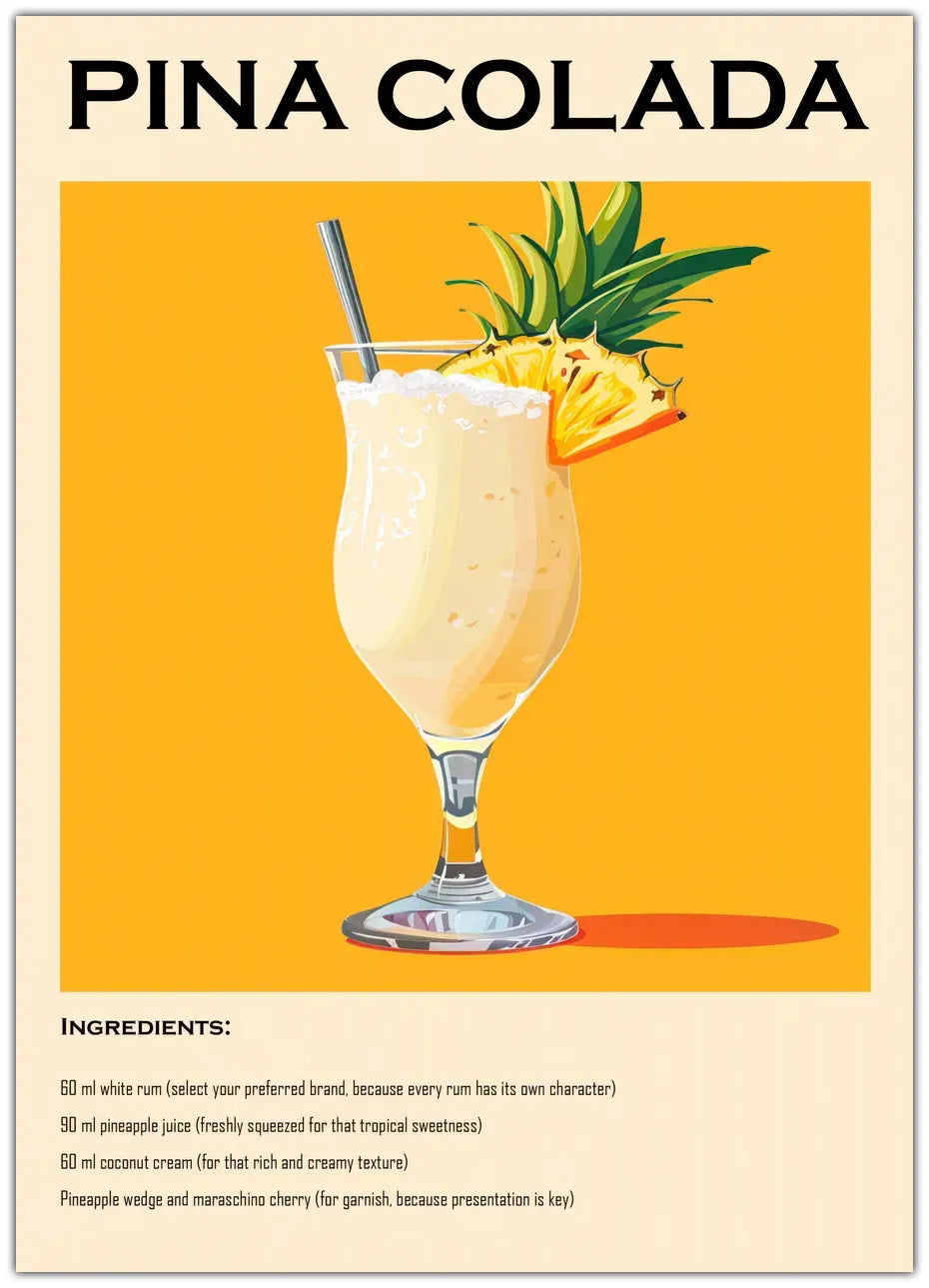 Pina Colada Plakat