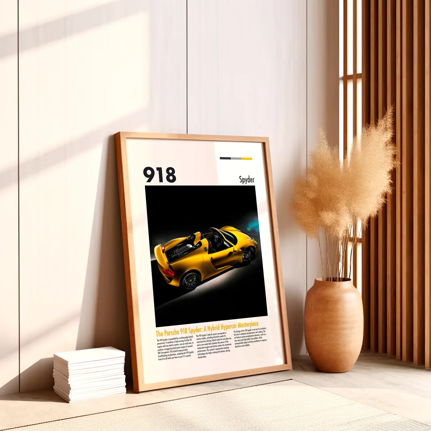 Porsche 918 Spyder Plakat