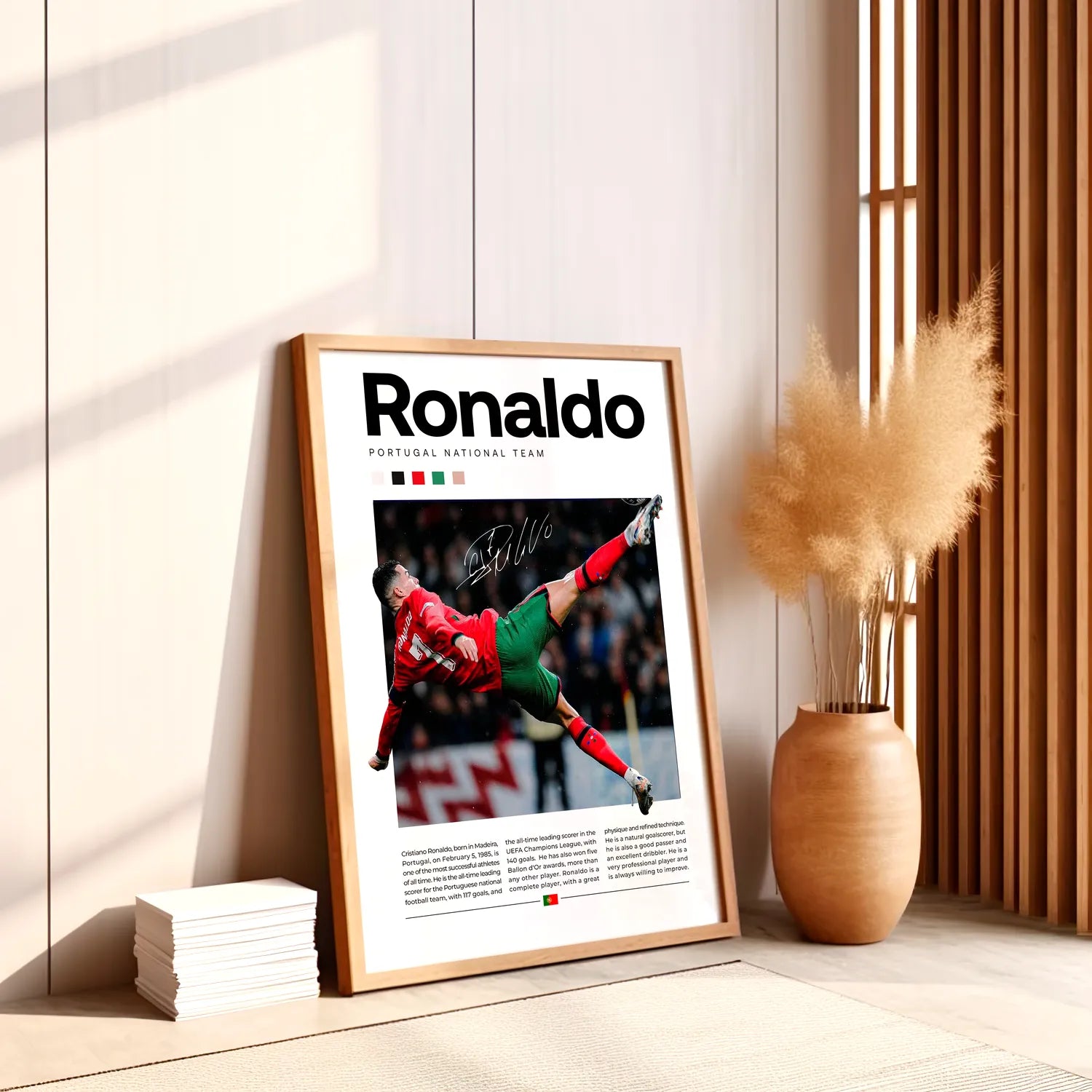 Cristiano Ronaldo No. 4 Plakat