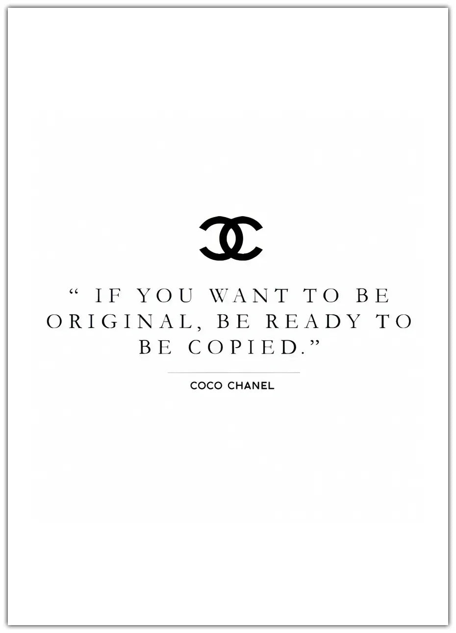 Be Original Plakat