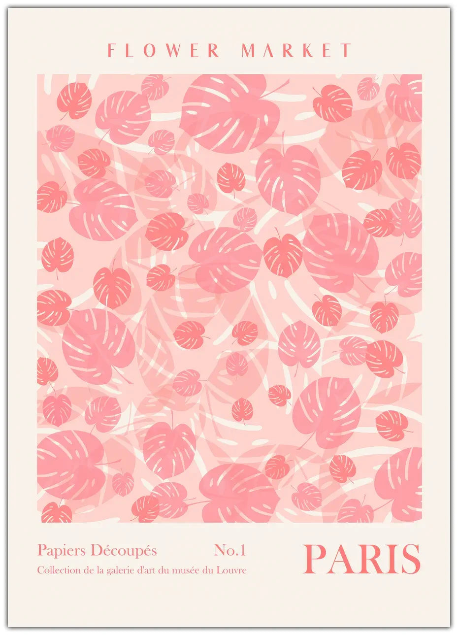 Flower Market Paris Plakat