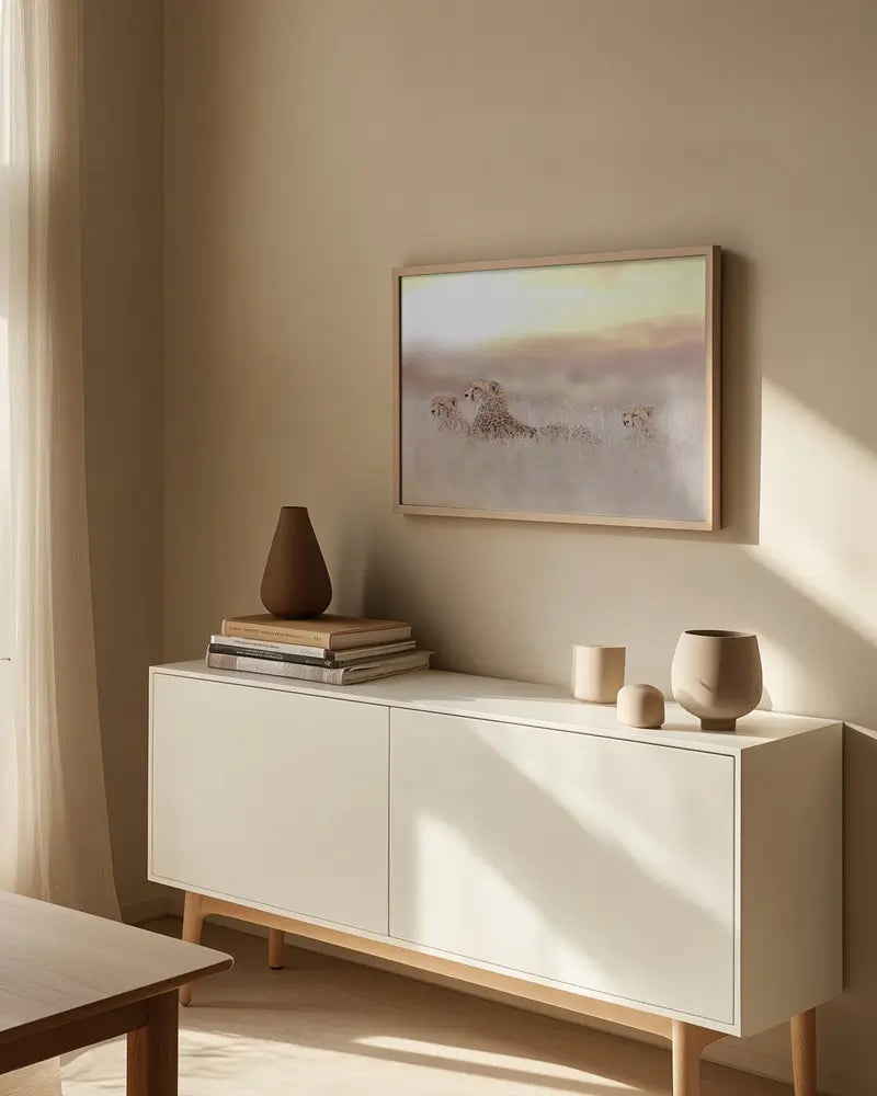 Cheetah Family Plakat