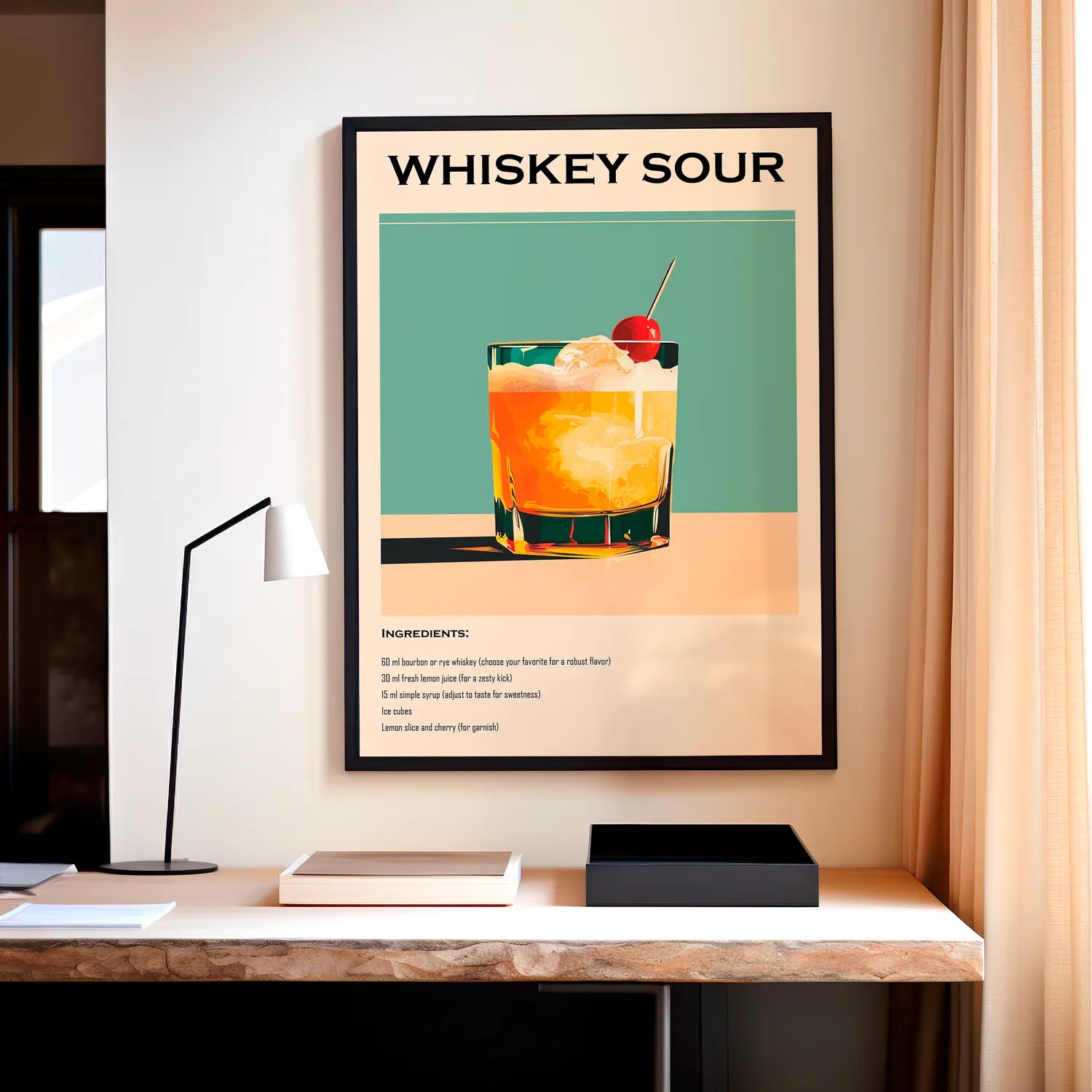 Whiskey Sour Plakat
