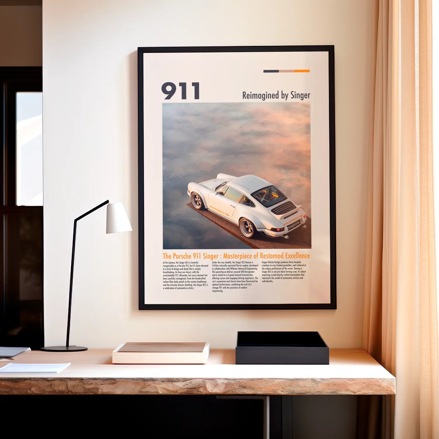 Porsche 911 x Singer Plakat