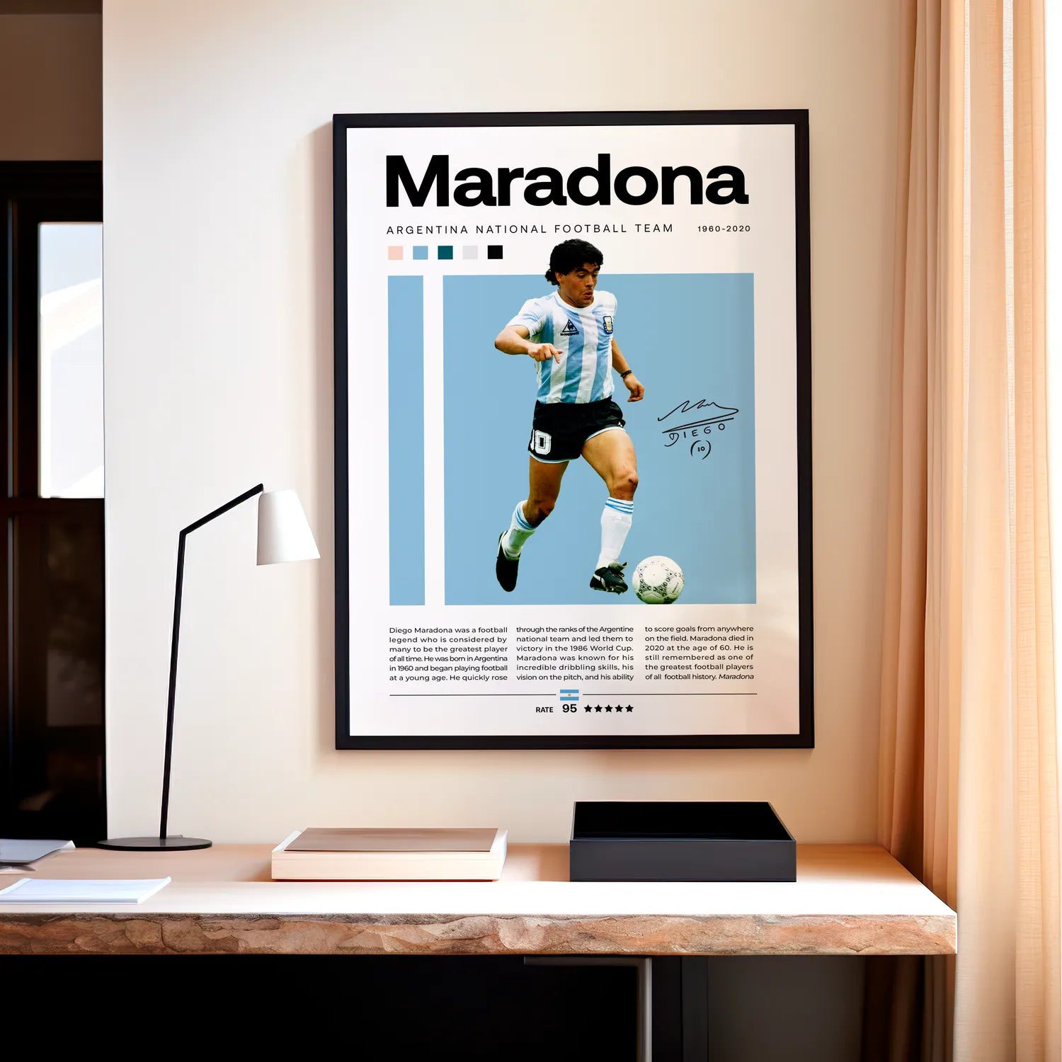 Diego Maradona No. 2 Plakat