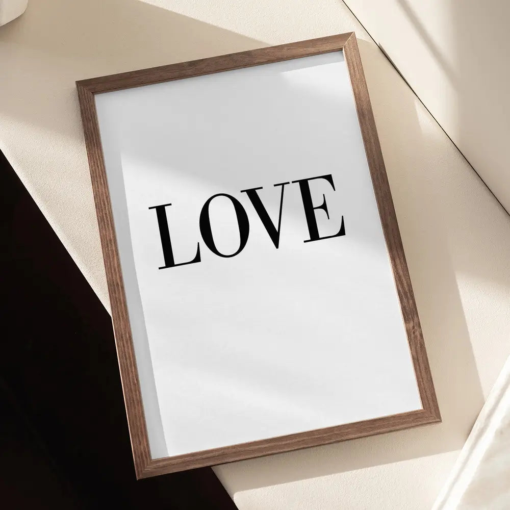 Love Plakat