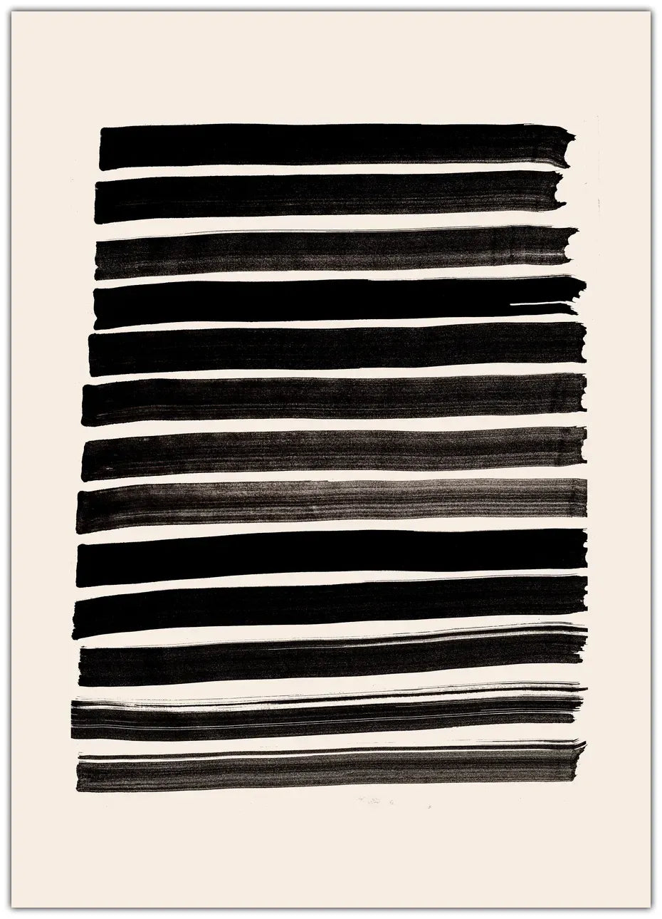 Stripes Beige Plakat