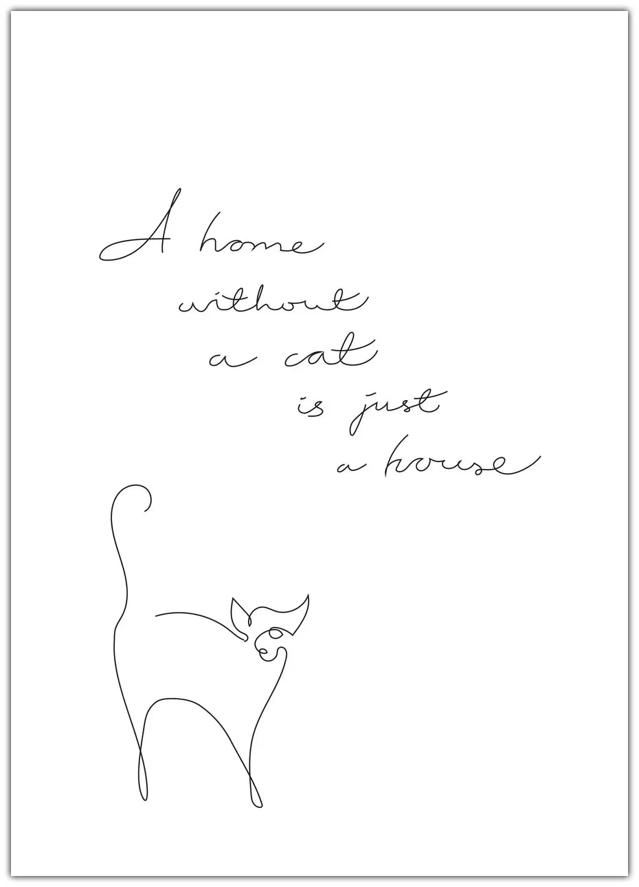 Without a Cat Plakat