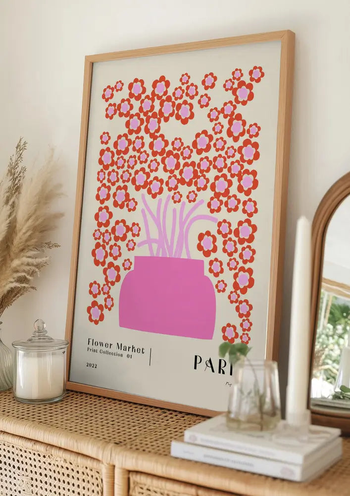 Paris Flower Plakat