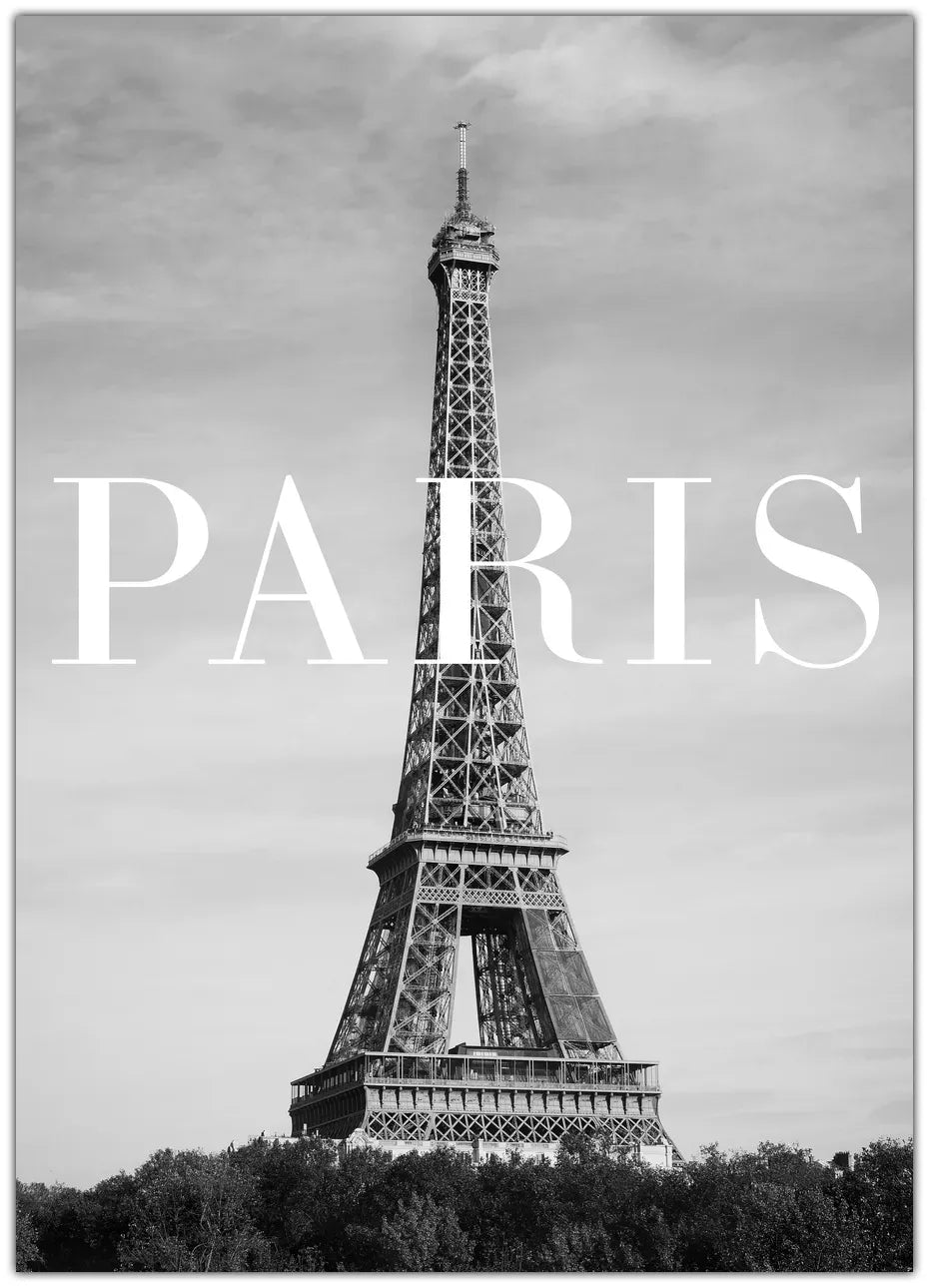 Paris Text 2 Plakat