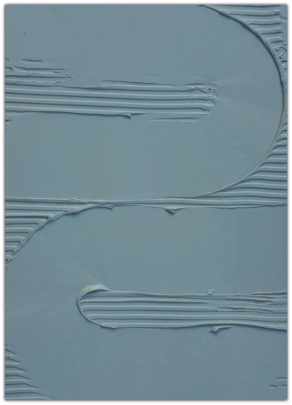 Mud Texture 12 Blue Plakat