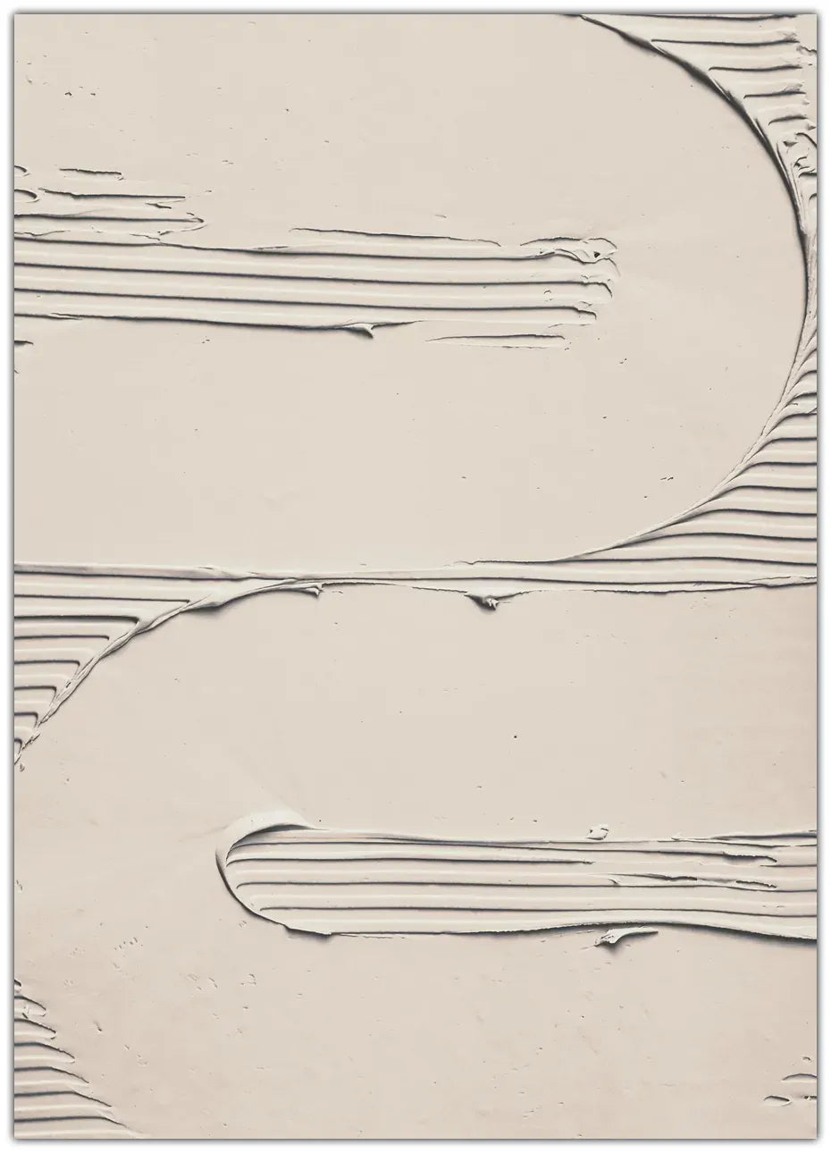 Mud Texture 11 Beige Plakat