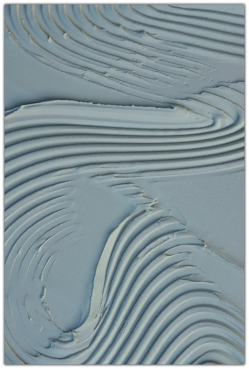 Mud Texture 15 Blue Plakat