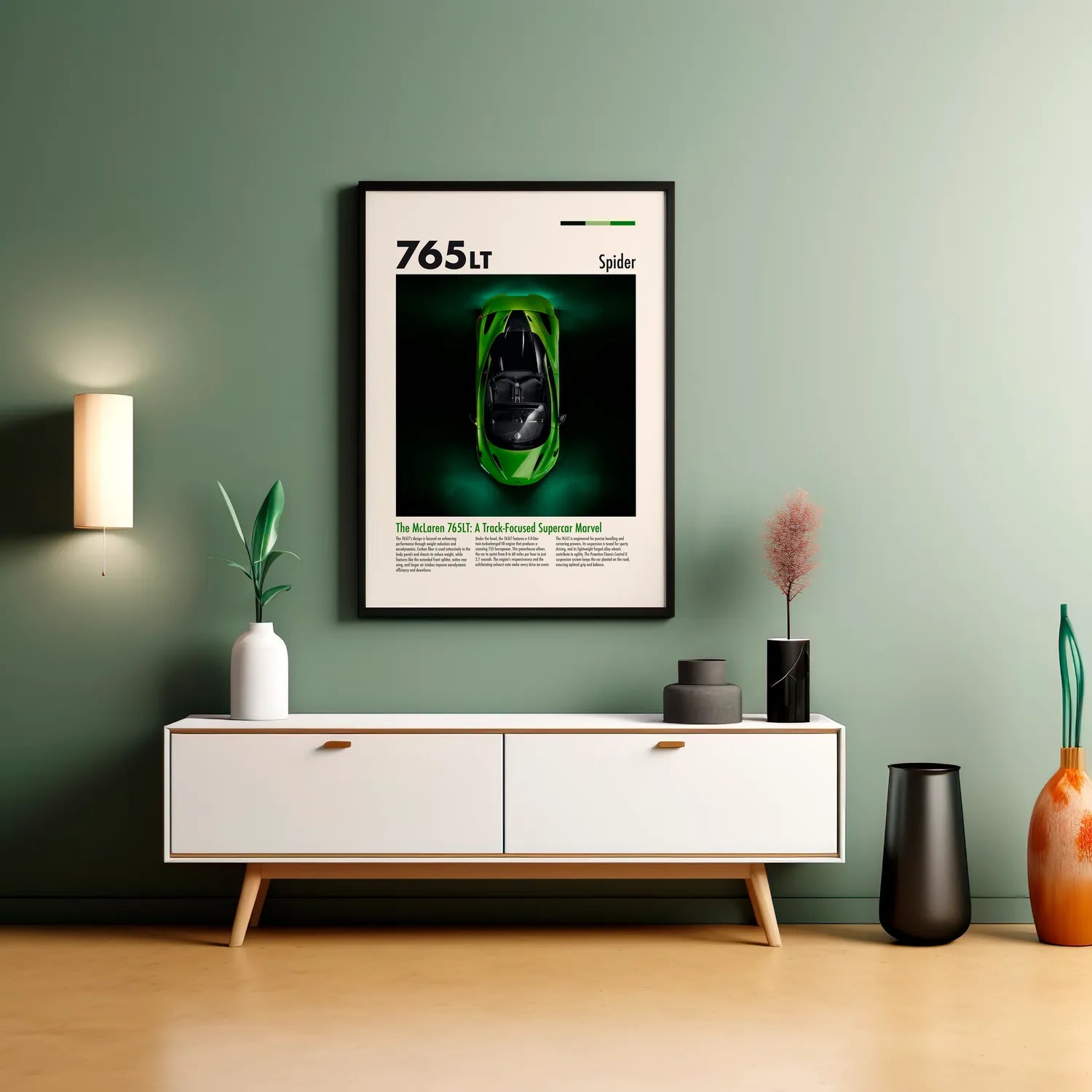 McLaren 765LT Spider Plakat
