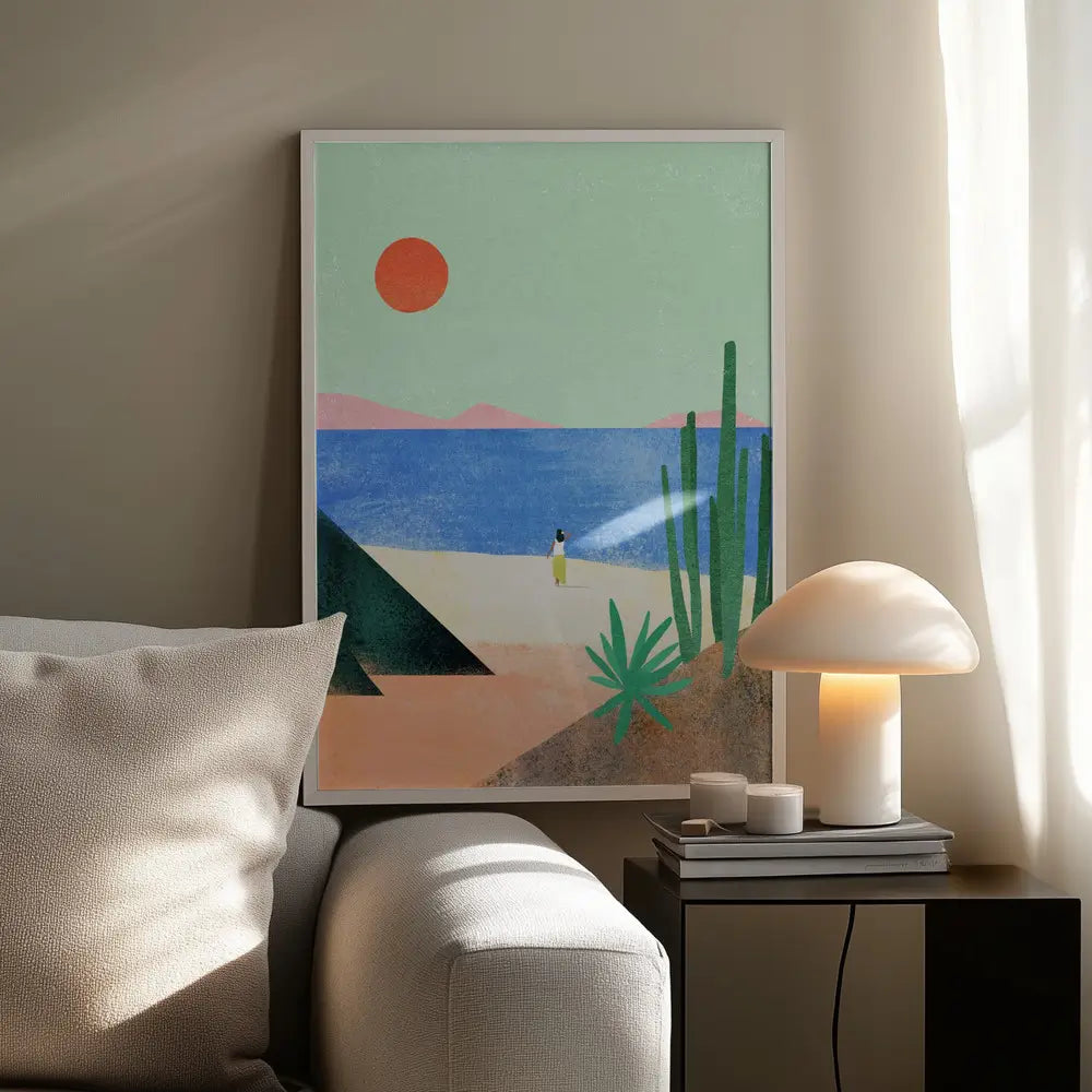 Strandmädchen II Poster