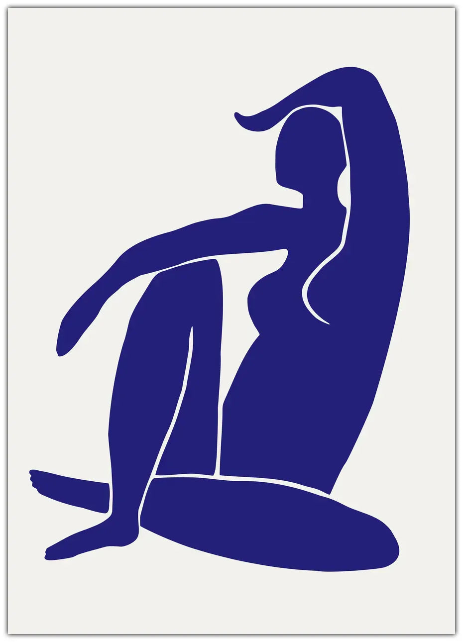 Figure Bleu Plakat
