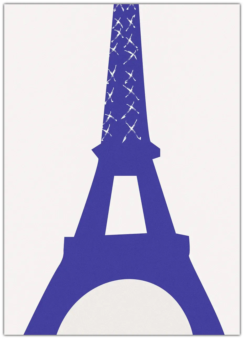 Eiffel Bleu Plakat