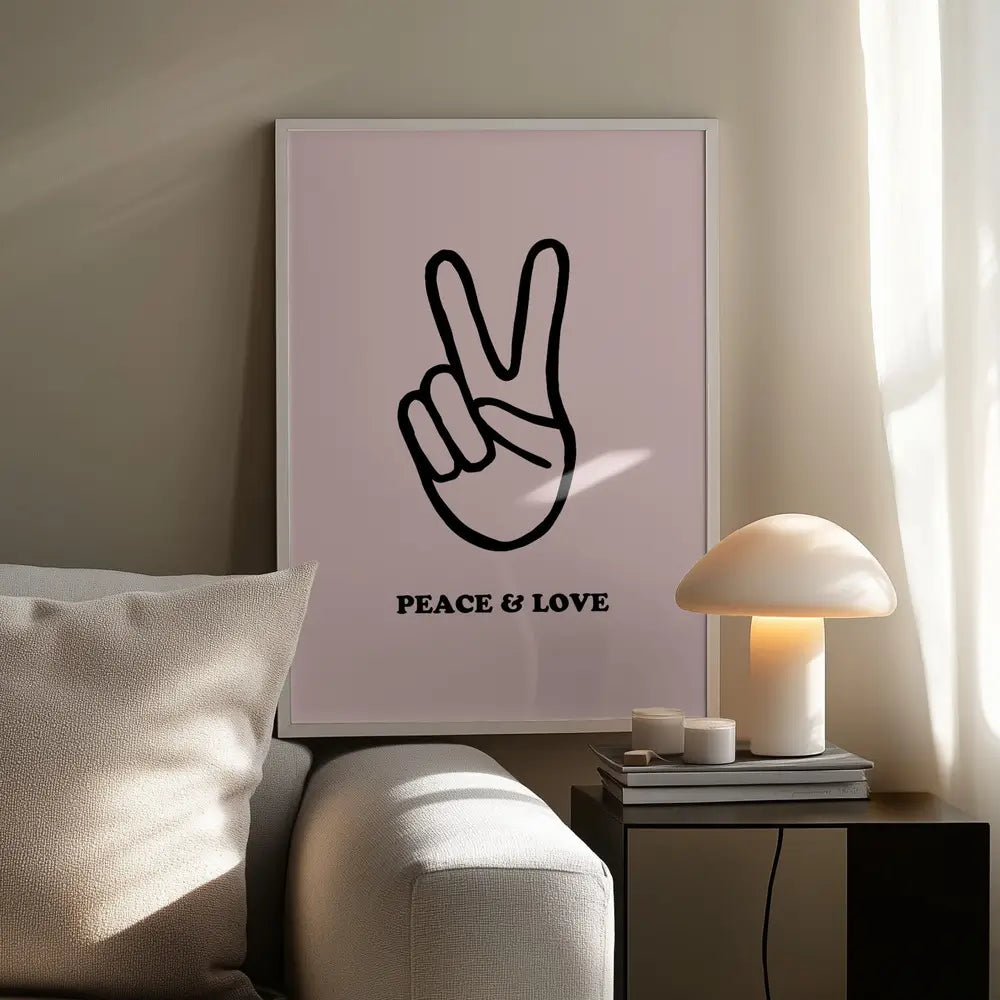 Peace & Love Plakat