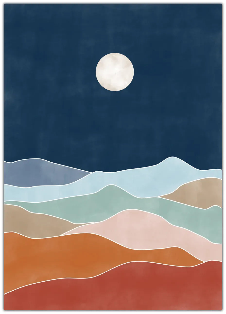 Landscape Abstract Plakat