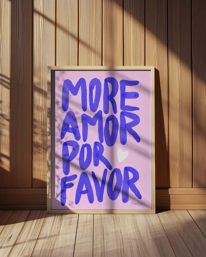 More Amor Por Favor Plakat