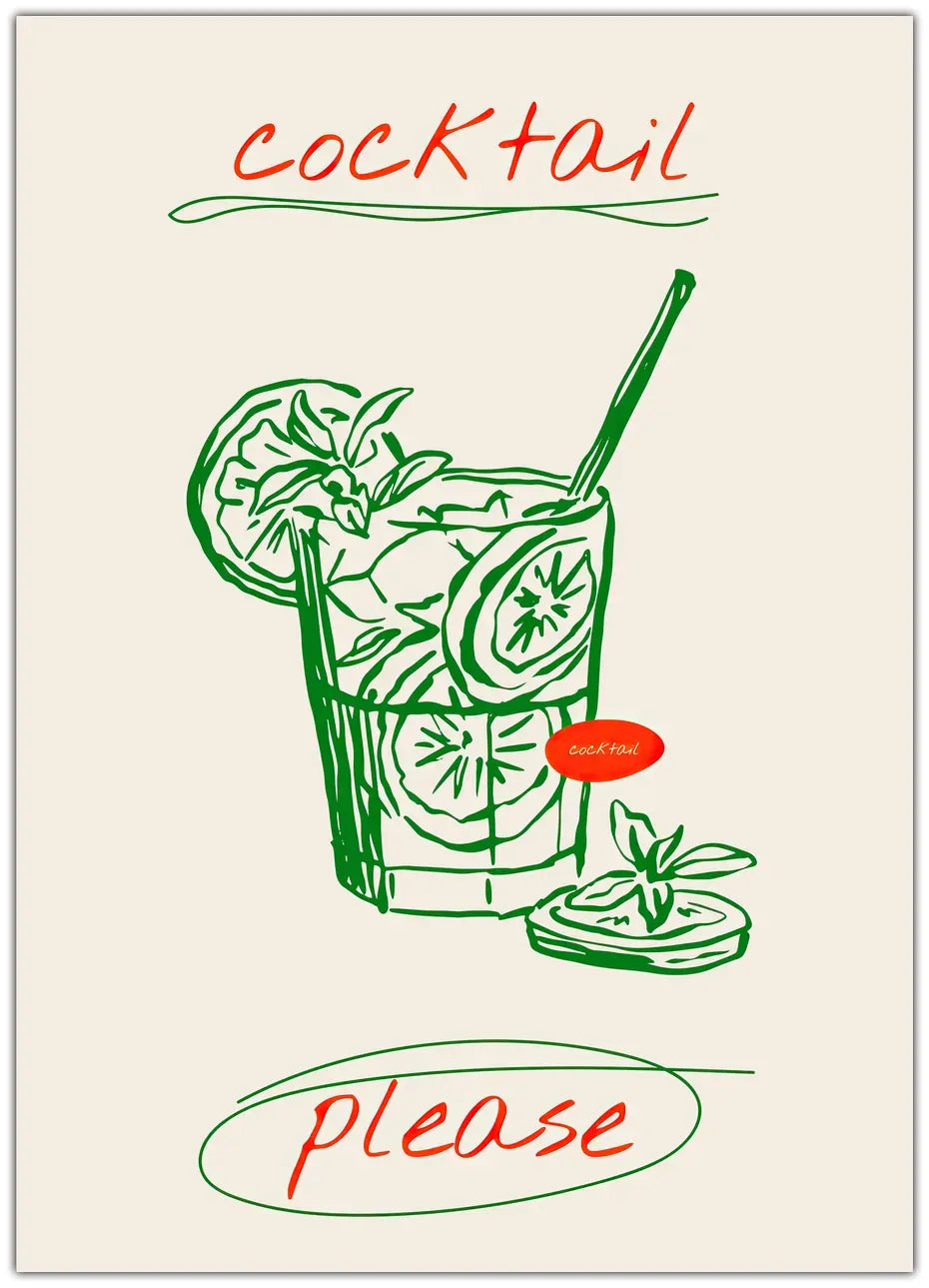 Cocktail Please Plakat